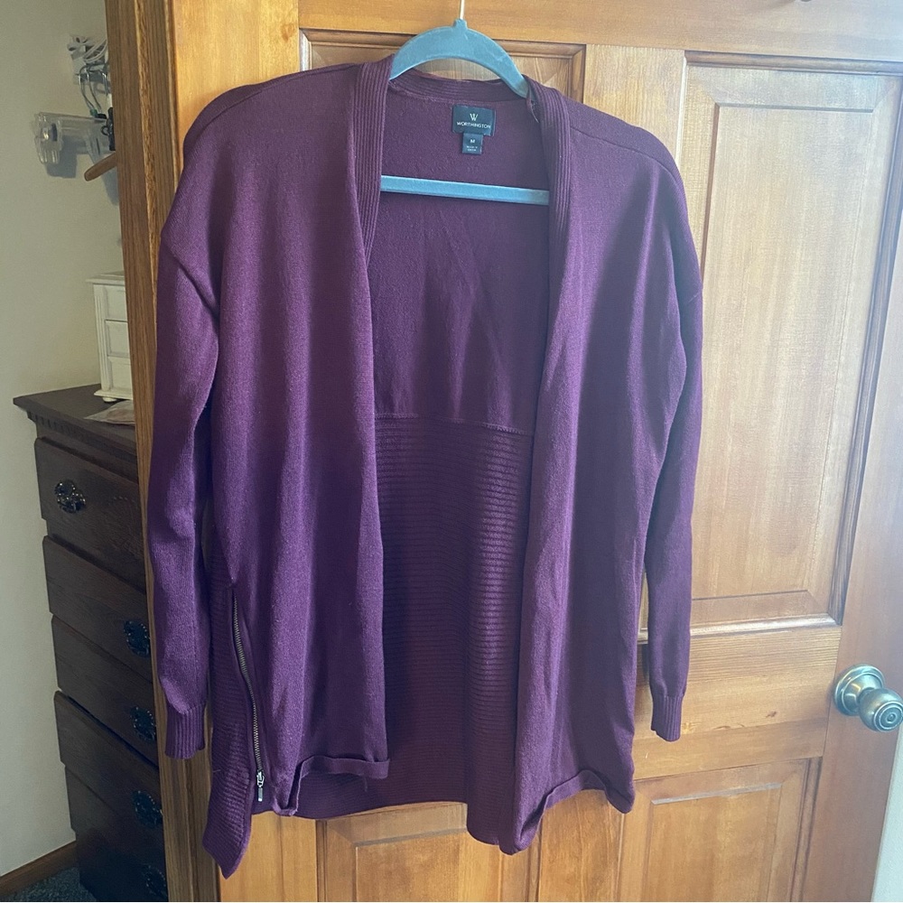 Burgundy sweater